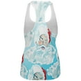 thumbnail image 2 of Christmas Classic Jolly Saint Nick Santa Claus All Over Womens Work Out Tank Top Multi LG, 2 of 2