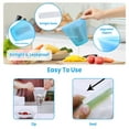 thumbnail image 4 of Moclever 3Pcs Silicone Food Storage Bags, Reusable Leakproof Food Storage Containers with 3 Seals for Microwave Dishwasher 8.5oz/17oz/25.4oz, White, 4 of 13