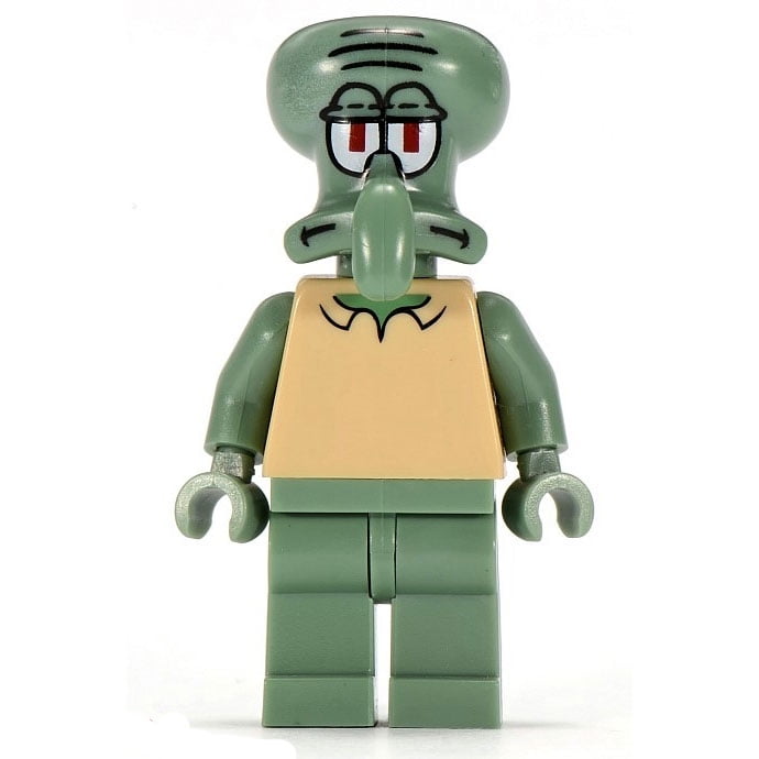 LEGO Minifigure Spongebob Squarepants SQUIDWARD TENTACLES (Modified