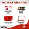 thumbnail image 6 of Chick Brooder Heating Plate and Bonus Foldable Anti-Roost Cone - Warms Up to 30 Chicks - Chick Heater with 25 Adjustable Heights and 42 Watts - Safer Alternative to Heat Lamps - 16" x 16", 6 of 9