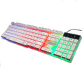 thumbnail image 6 of Sanoxy Wired Gaming Keyboard Rainbow Backlit Mechanical Feel 104 Keys White, 6 of 6