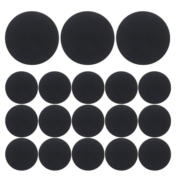 500Pcs Black Felt Circles Stickers for Crafts Decorative Accents Round Self Adhesive