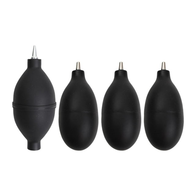 Soplador de polvo de aire, soplador de aire portátil con boquilla de metal, limpiador de gadgets para Negro