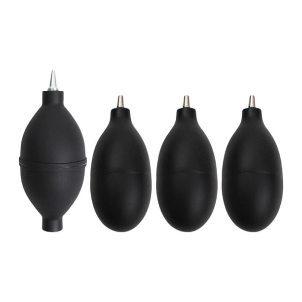 Soplador de aire portátil ergonómico con boquilla de metal Negro
