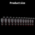 thumbnail image 3 of 24Pieces Middle Length Almond Shape False Nails with Black Cats Designs for Women Personalizing Nails Art, 3 of 8