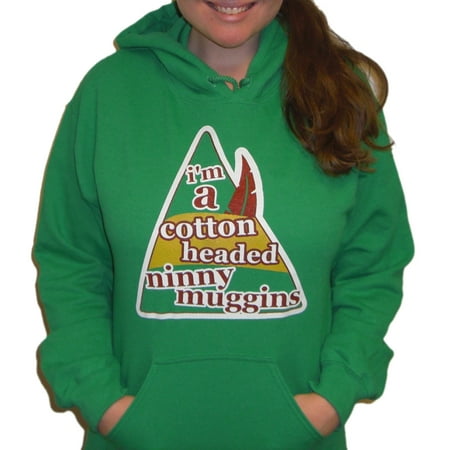 I'm A Cotton Headed Ninny Muggins Hooded Sweatshirt Elf Christmas Movie Hoodie
