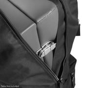 Saloniture Universal Carry Case for Massage Table, Professional Carrying Bag with Wheels and Storage Pockets