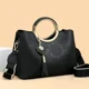 thumbnail image 2 of Bolso de mano de gran capacidad de 3 capas, bolsos de lujo para mujer, bolsos de hombro de diseñador, carteras y bolsos de mano de cuero suave de alta calidad, 2 of 5