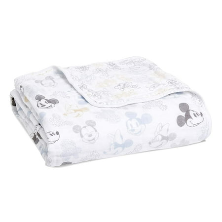 UPC: 0842332151087 | aden + anais 100% Cotton Muslin Baby Blanket Crib Bedding for Newborn Baby and Toddler Nursery Blanket for Boys and Girls Baby Registry and Shower Gift – Mickey + Minnie