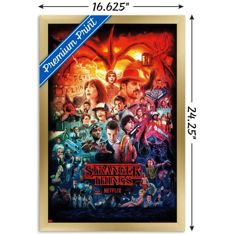 Netflix Stranger Things - Three Seasons One Sheet Wall Poster