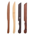 thumbnail image 4 of Cuchillo para cortar papel de arroz, palisandro, madera de uva negra de bambú, cuchillo para cortar papel de madera maciza, cuchillo plegable de papel, 4 of 4