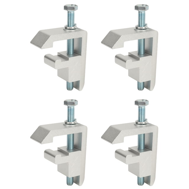 Truck Topper Track Mounting Clamp, 4 Sets Truck Topper Track System Clamp Rust Proof for Tacoma