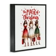 thumbnail image 4 of Stupell Industries Glam Magic Of Christmas Holiday Painting Black Framed Art Prints Wall Art, 12 x 12, 4 of 10
