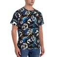 thumbnail image 5 of Rocae Football for Men's Moisture-Wicking Crew Tee - T-Shirt for Sports, Outdoor Activities, and Casual WearLarge, 5 of 9