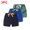 A01 Navy, variant on JOANKDMI 3-Pack Toddler Girls Casual Shorts Kids Summer Elastic Waist Play Shorts with Cute Ribbon Bowknot Lightweight Lounge Clothes for Little Girls Daily Wear