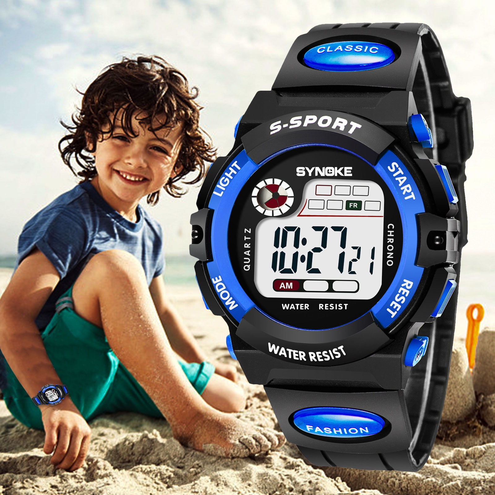 sports watch with timer