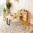 thumbnail image 2 of 28 Inch Metal Desk Table Legs, Heavy Duty Industrial Style Dinning Table Leg with Adjustment Feet Pads, 2 of 14
