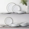 thumbnail image 3 of Noritake Whiteridge Platinum 12-Piece Dinnerware Set, Service for 4, 3 of 7