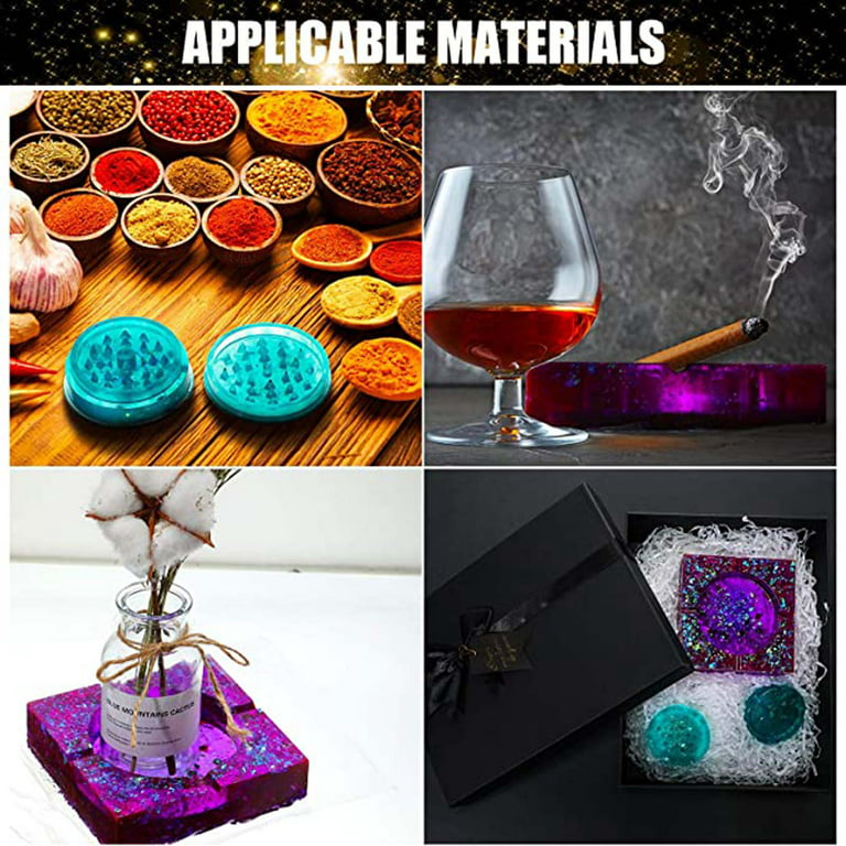 1 Set Spice Grinder Ashtray Epoxy Resin Mold Makeup Rolling Tray Silicone  Mould Diy Crafts Jewelry Decorations Casting Tools - Jewelry Tools &  Equipments - AliExpress