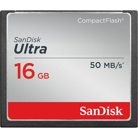 SanDisk 16GB Ultra CompactFlash (CF) Card (Best Cf Memory Card)