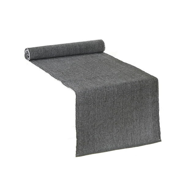Runner De Table Côtelé Chambray (Vert Foncé) - Ensemble De 2