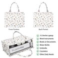 thumbnail image 2 of Large Capacity Tote Bag,Fairy Princess Castle Pattern Handbag Fashion Luxury Tote Bag,15.7"x13"x 5.1" Inches,Laptop Compatible, 2 of 6