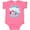 Hot Pink, variant on Inktastic Daddy's Little Mermaid Girls Baby Bodysuit
