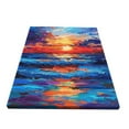 thumbnail image 2 of 12x16 inch Oil Paintings On Canvas The Sea And Sunset,Home Decor Bathroom Accessory,Charm Sea And Sunset Modern Art Poster Prints,Gifts For Landscape Enthusiasts,For Cafes,Bar,Lounge,Man Cave, 2 of 6