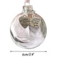 thumbnail image 1 of Bola de plumas navideñas NikouMX adorno navideño transparente 6 x 6 cm, 1 of 8
