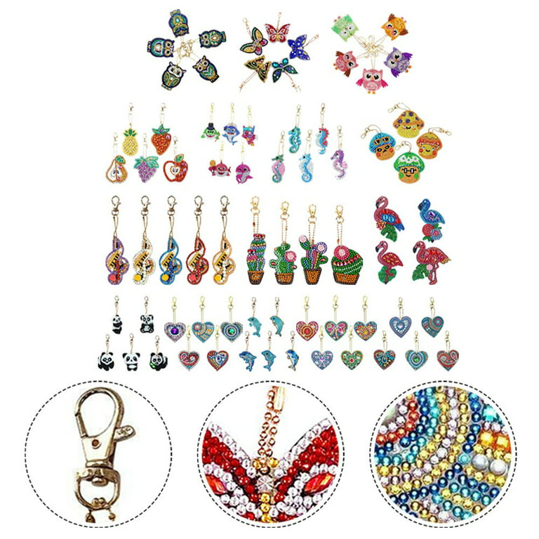 24pcs Ocean Diamond Painting Keychains Kits 5D Summer Diamond Art Keyr –  diamondartgift