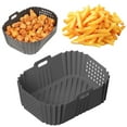 thumbnail image 1 of Classic Kitchen Accessories, Upgrade Air Fryer Silicone Liners Side Opening Hole Large Capacity Double Stack Air Fryer Silicone Liners Accessories, 1 of 4