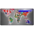 thumbnail image 6 of World Flag map Mouse Pad Extended Gaming Mouse Pad (31.5x15.7 in) Large Non-Slip Rubber Base Cute Mouse pad with Stitched Edges Full Desk Mousepad XXL, 6 of 6