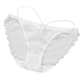 thumbnail image 7 of HUPOM Womens Underwear Cotton Cotton Boxers For Women Low waist Elastic Waist Solid Thong White One Size, 7 of 7