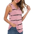 thumbnail image 2 of Airmenty Women's Summer Sleeveless V-Neck T-Shirt Casual Tank Tops Basic Blouse Shirts, 2 of 5