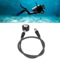 thumbnail image 1 of DiverPressure Instrumentation, 360 Degree Rotating Night Glow Dive Pressure Instrumentation, Compatible with BCD Regulator Hoses, 1 of 7