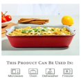 Stoneware Baking Dish Lasagna Pans (Set of 3) Baking Casserole Dishes