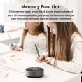thumbnail image 3 of Digital Kitchen Timer - Magnetic Countdown Countup Timer with Large LED Display Volume Adjustable, Easy for Cooking and for Seniors and Kids to Use (Space Grey), 3 of 6