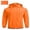 Orange, variant on COOFANDY Mens Raincoats with Hood Packable Lightweight Waterproof Rain Jacket Foldable Rain Coat