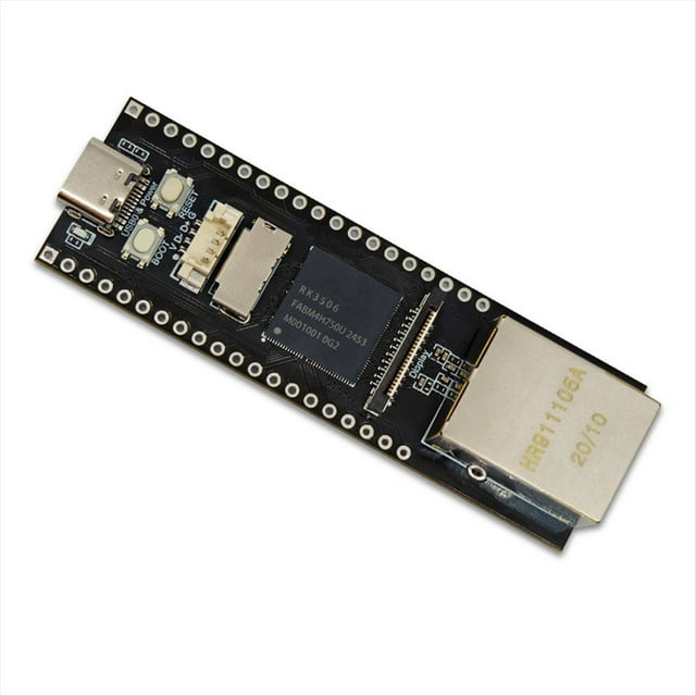 Placa de Desarrollo Linux RK3506, Chip RK3506G2, 128 MB DDRL3 con Puerto de Red de 100 Mb