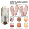 thumbnail image 4 of 3pc Foot File Callus Replacement Blades Pedicure Rasp Stainless Steel, 4 of 5