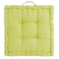 thumbnail image 2 of SAFAVIEH Gardenia Solid Floor Pillow, 18" x 18", Light Green, 2 of 7