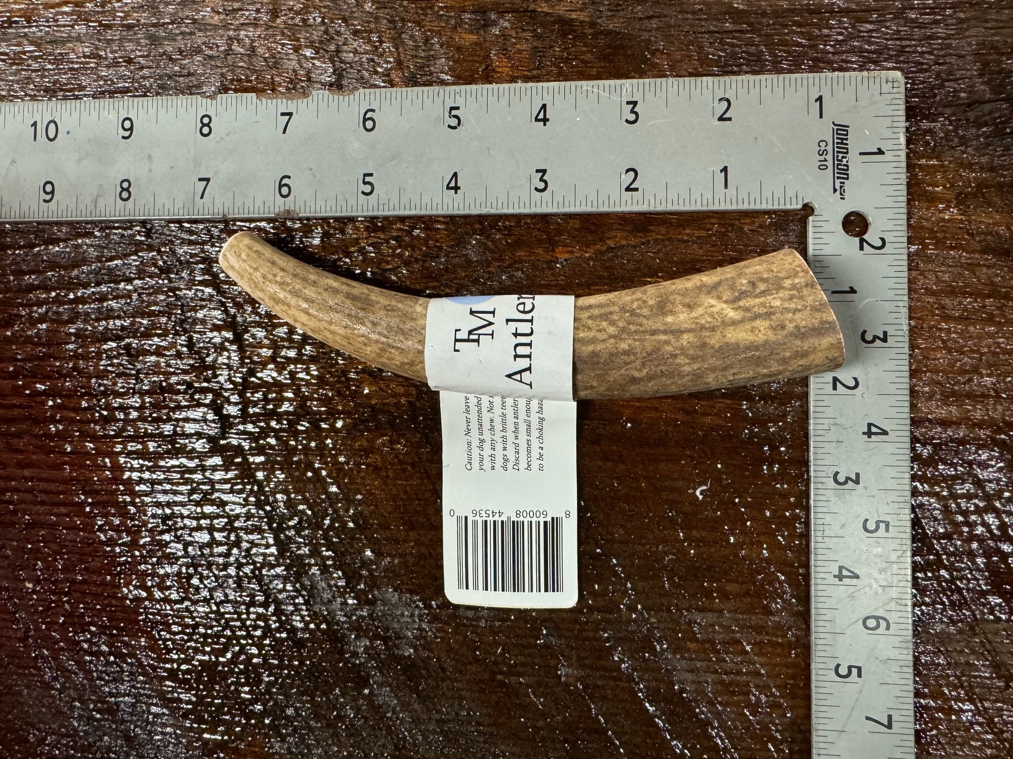 TM Antlers Large Whole Elk Dog Chew – Durable, Naturally Shed Treat for Medium & Large Dogs (Whole: 6”-8”, Large, 1-Pack)