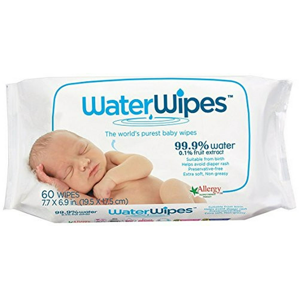 WaterWipes Baby Wipes Chemical Free Sensitive 4 packs of 60 Count (240 WaterWipes Baby Wipes Chemical Free Sensitive 4 packs of 60 Count (240