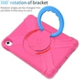 thumbnail image 6 of TECH CIRCLiPad 10th Generation Case A2696 A2757 A2777,Heavy Duty Shockproof Cover with Rotating Handle Grip Stable Kickstand Girls Kids Protective Tablet Cover for iPad 10th Gen 10.9" 2022,Rose/Blue, 6 of 7