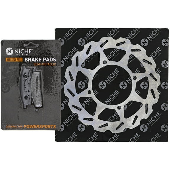 Niche Front Left Brake Rotor Pad Kit for Yamaha TTR125 TTR125L Motorcycle MK1007370