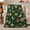 Mugs and Mittens, variant on Green Christmas Village with Trees Snowflakes Houses and Moons, Festive Folk Art Style for Holiday Lovers, Warm Flannel Blanket for Living Room and Family Room, Christmas Gift, Home Decor