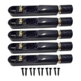 thumbnail image 1 of Xuanheng Headless Electric Guitar Bridge & Tailpiece Set Single Saddle Metal Spare Parts Guitar Parts Guitars Modification Accessories black 5strings, 1 of 8