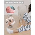 thumbnail image 6 of 3-Pack Low Cut Socks for Diabetics Men Women, Moisture-Wicking Wide Calf Socks, Non-Binding & Extra Wide Top (Dark Gray), 6 of 8