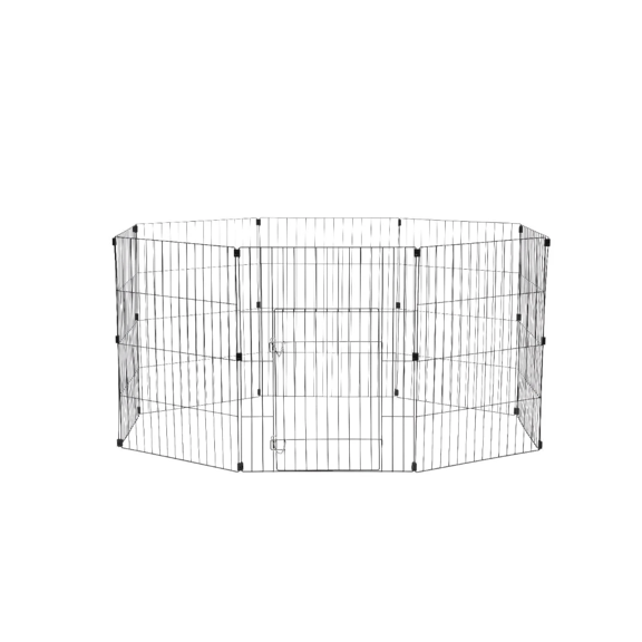 Open Box IRIS WIRE PET PEN - 30-INCH - BLACK