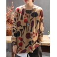 thumbnail image 2 of Jersey YESNO de punto extragrande estampado para mujer, 2XL S01, 2 of 4